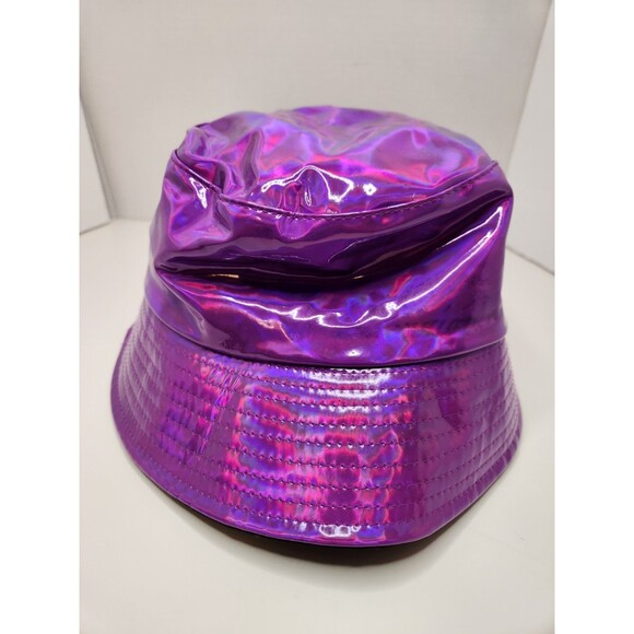 Malibu Rum Bucket‎ Hat Purple Adult Unisex Shiny Promo - Picture 2 of 3